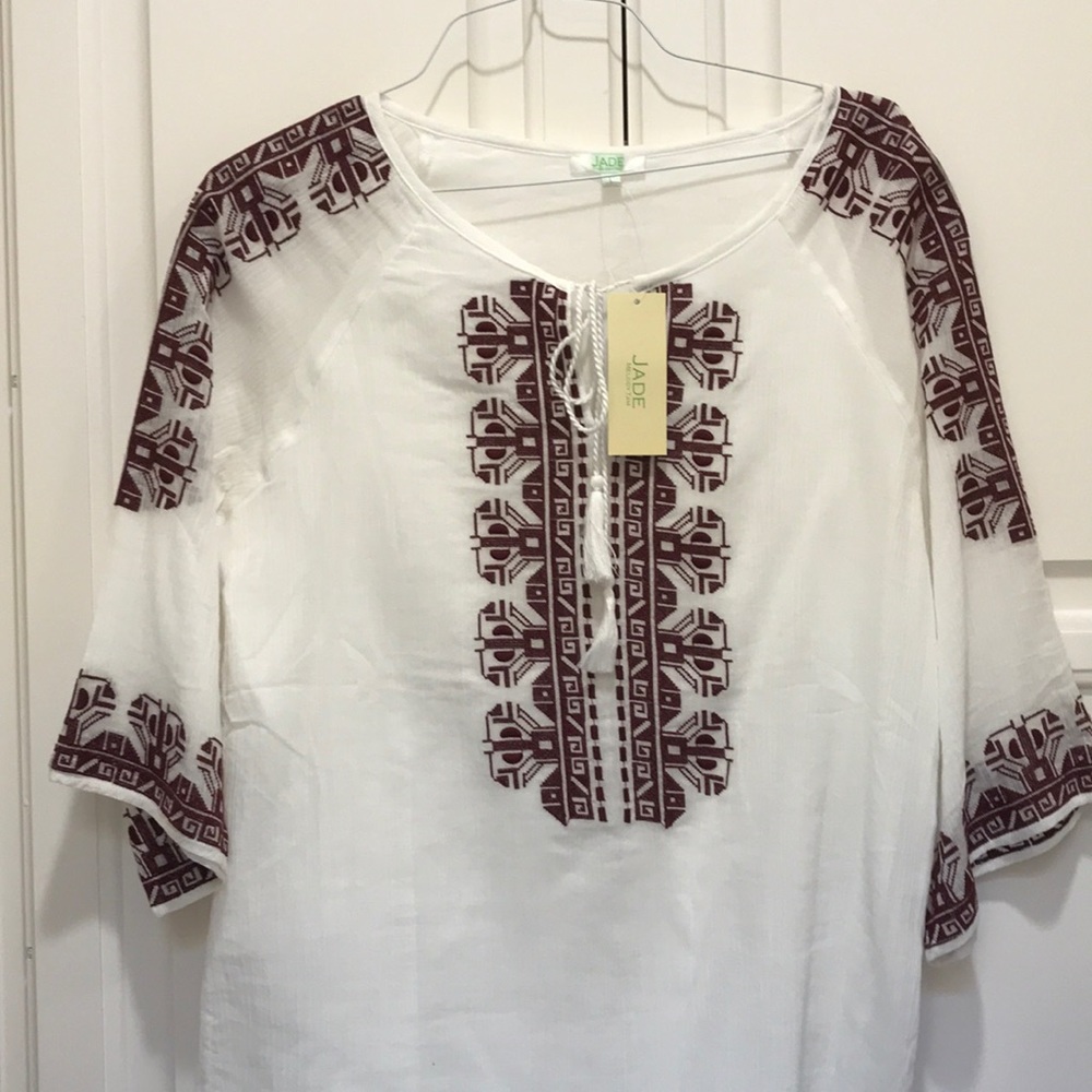 Gameday Shirt! Maroon & white cotton top. NWT!
